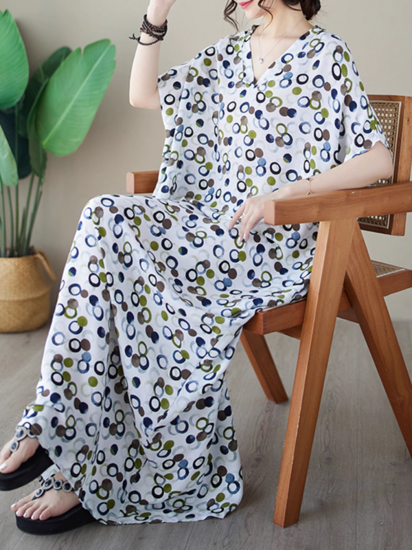 Women's Printed Kaftan dress