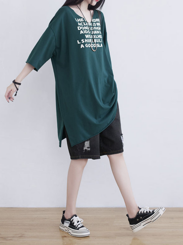Women's Alphabet Loose Top