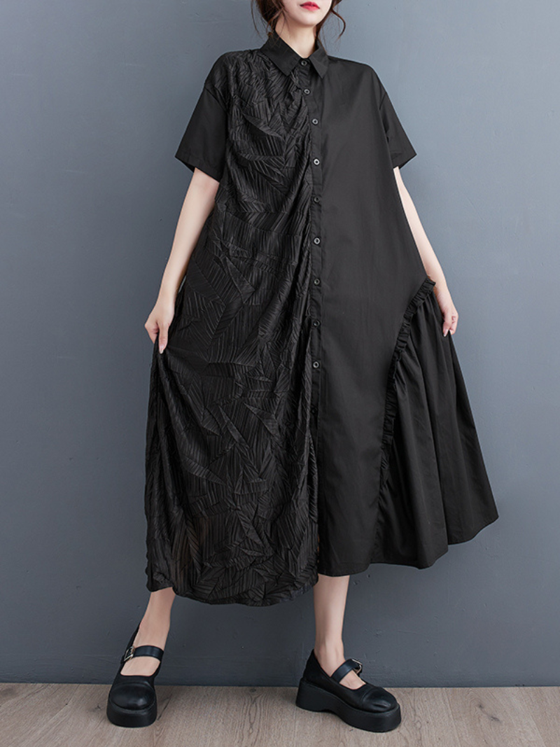 Women's Summar A-Line Shirt Dress