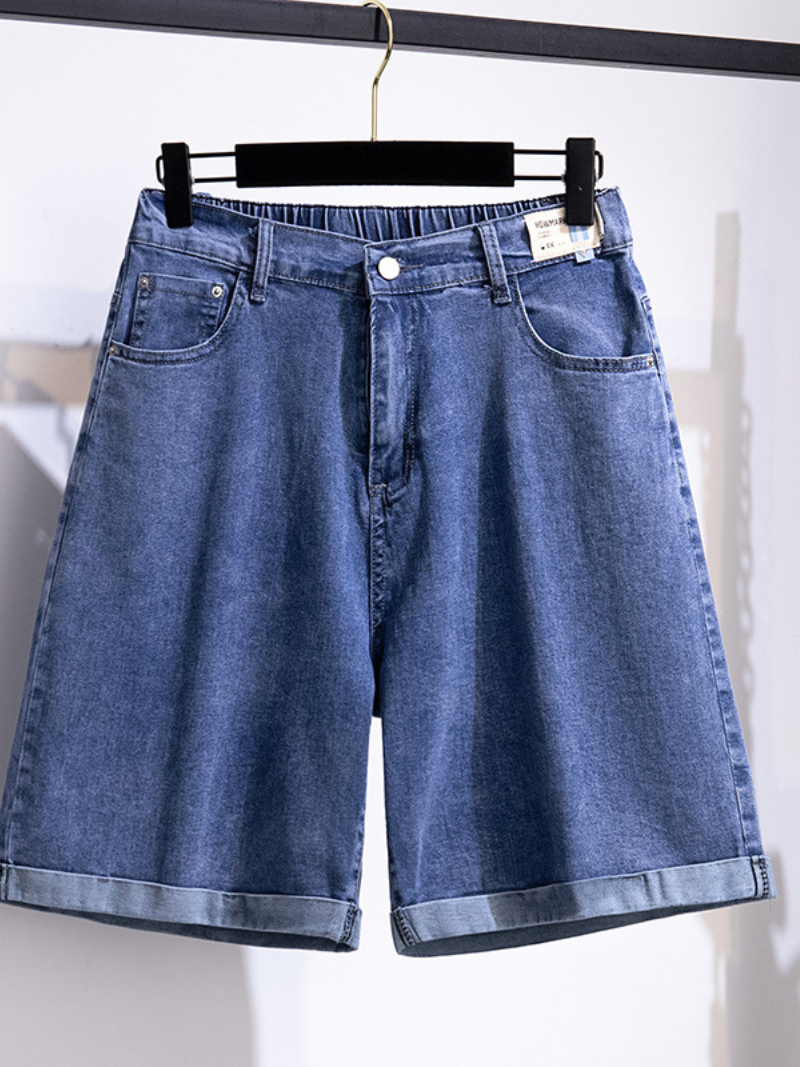 women's blue short pants