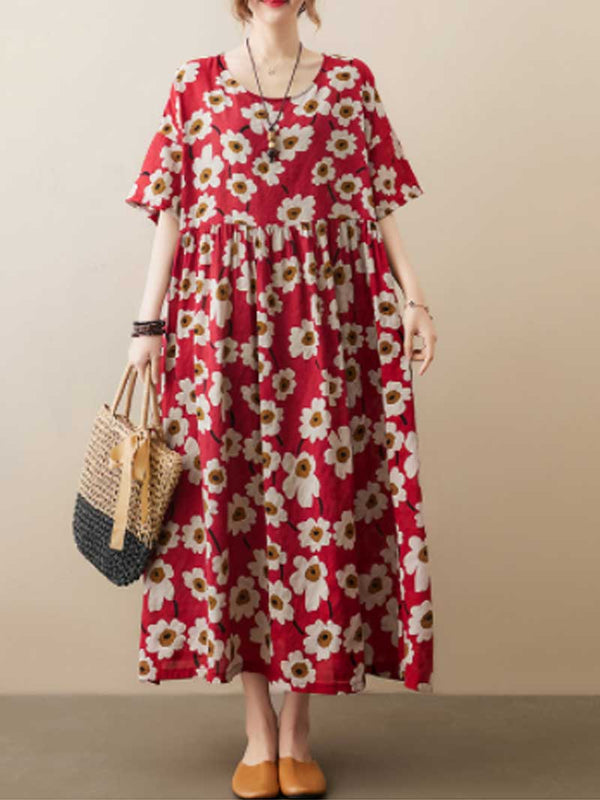 Donner de l'amour robe de blouse florale