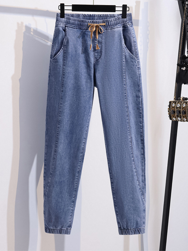 women's blue pants