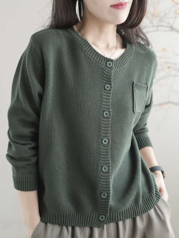 Women's green Pocket Jacket