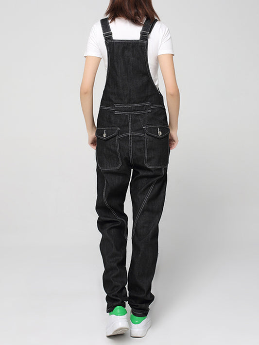 Overalls mit mittelhohem Bund und geradem Bein (NUR USA)