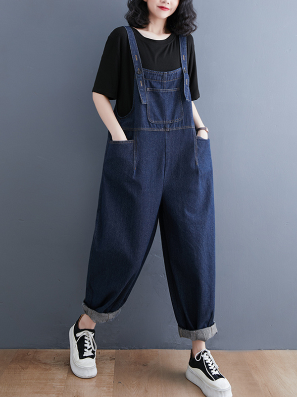 Women's Denim Overalls