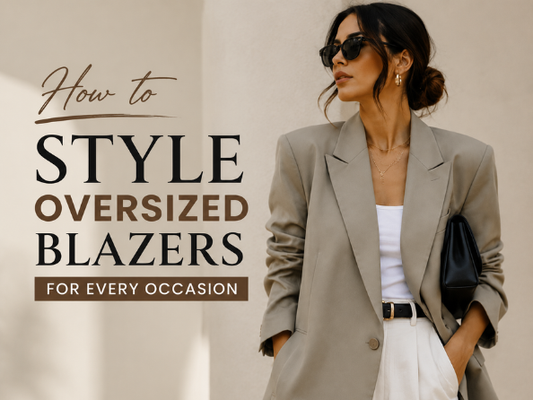 how to wear oversized blazers