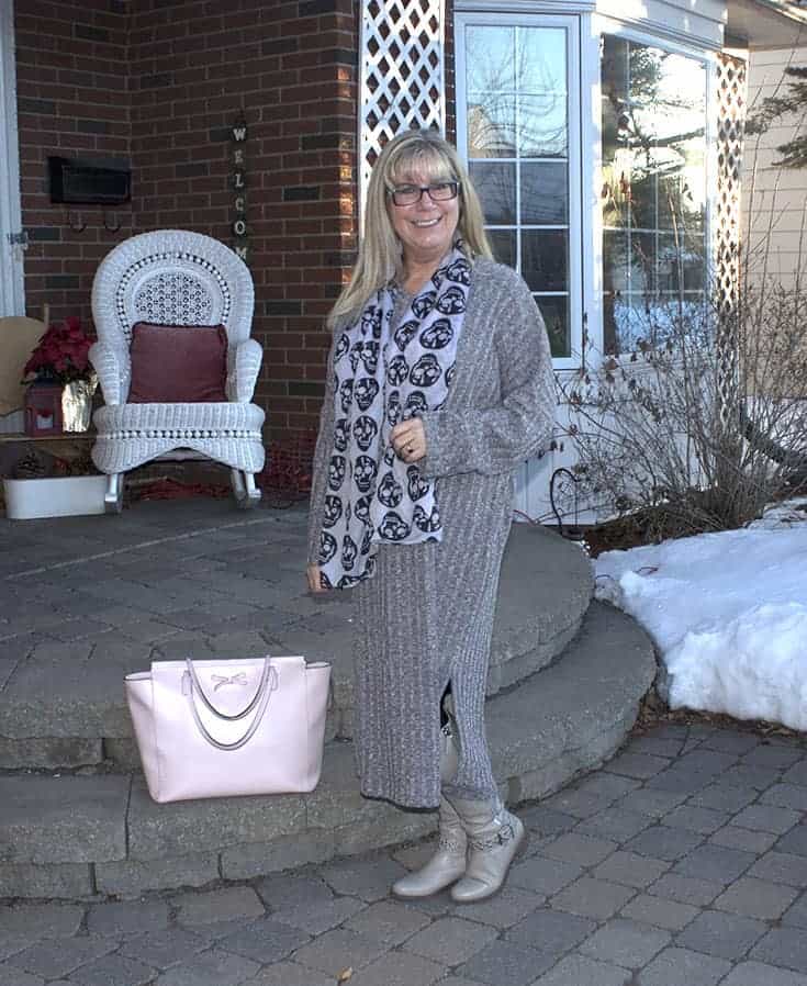 Eva Trends Side Slit Knitted Dress