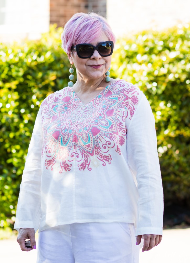 KEEPING COOL IN WHITE LINEN