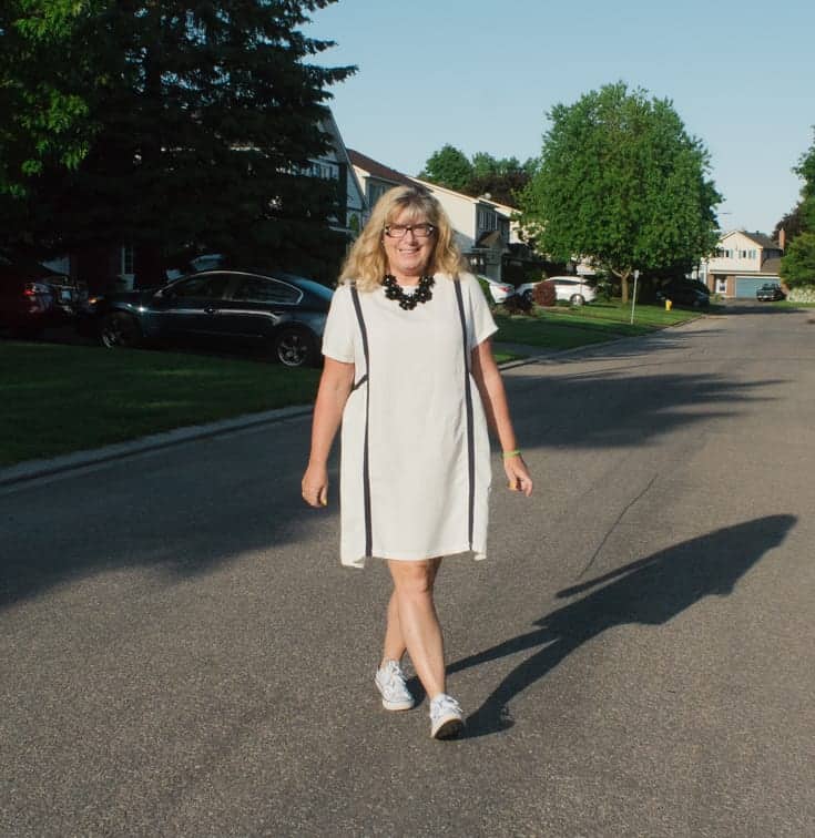 Eva Trends White A Line Shift