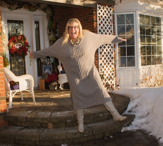 Eva Trends Grey Sweater Dress and Quarantine