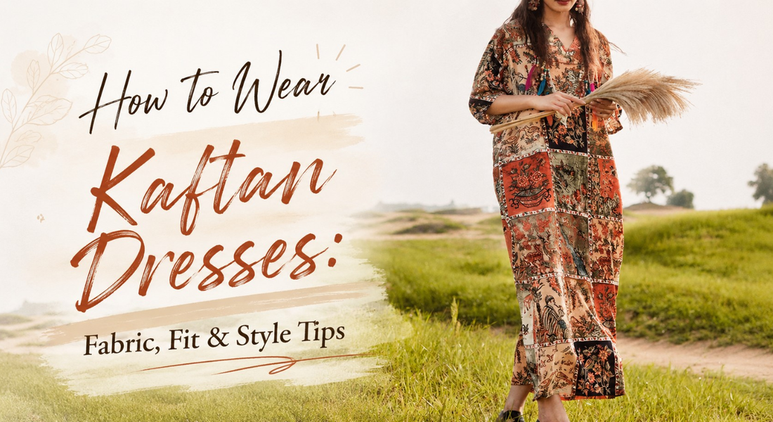 how to wear kaftan dresses for ladies