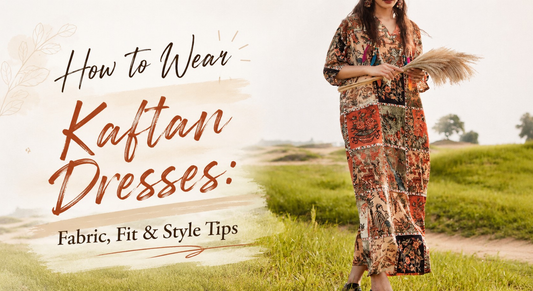 how to wear kaftan dresses for ladies