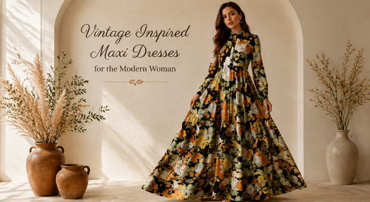 vintage maxi dresses for women
