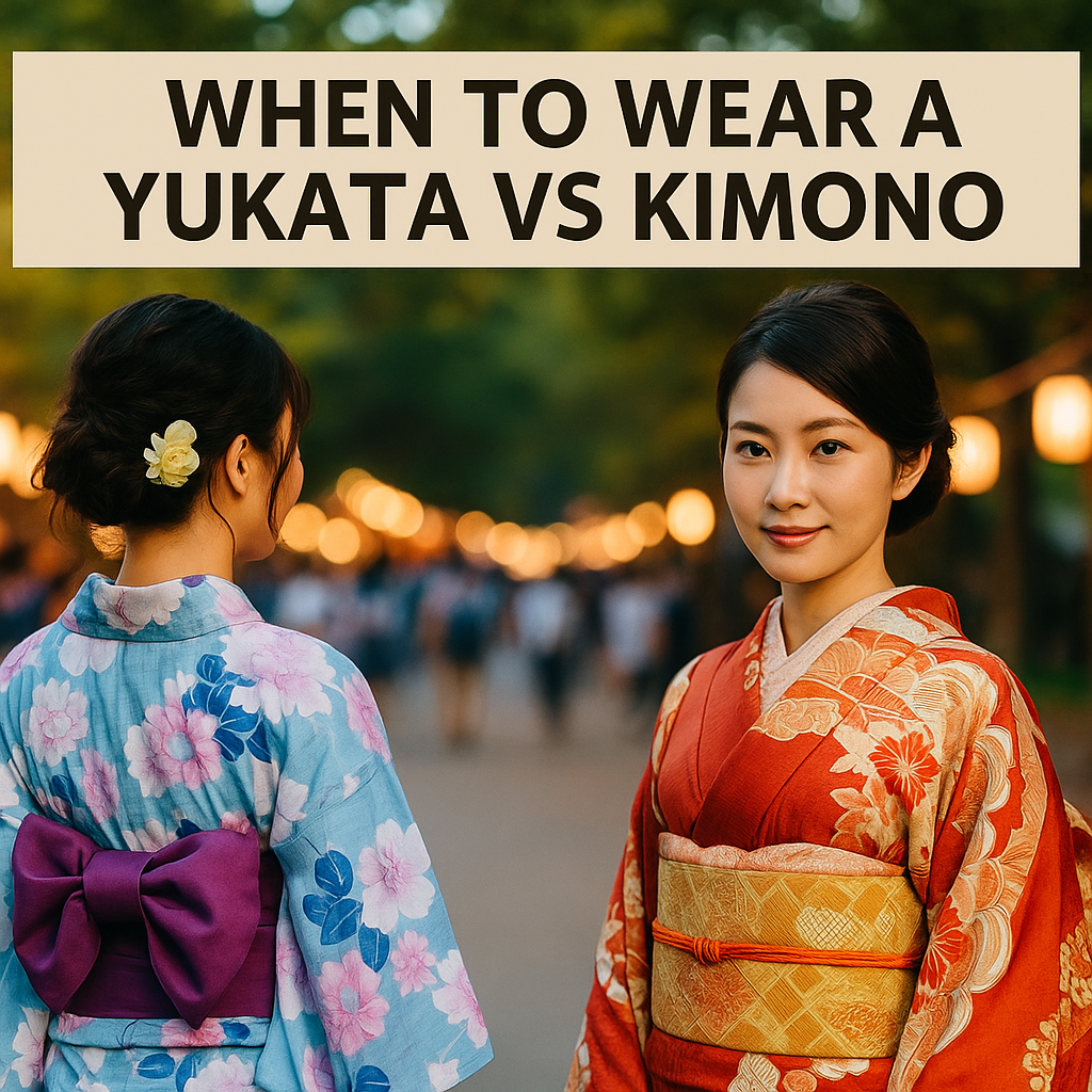 When to Wear a Yukata vs Kimono: Seasonal and Event-Based Guide