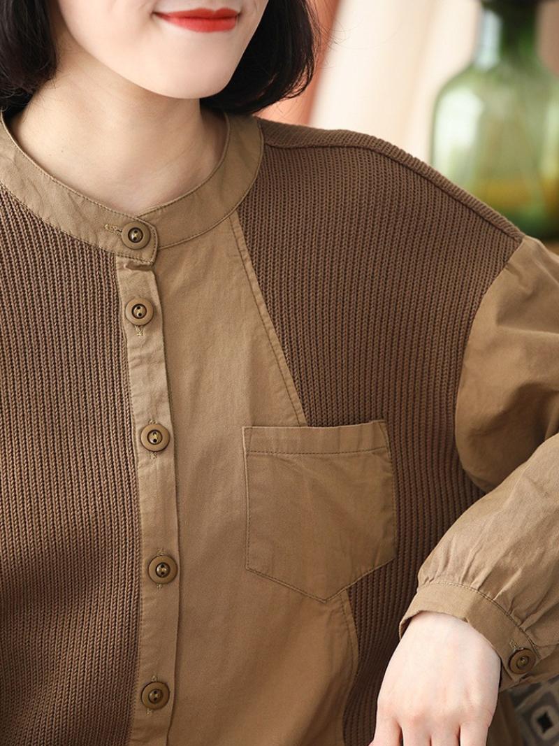 Bouton d'été décontracté et polyvalent des femmes