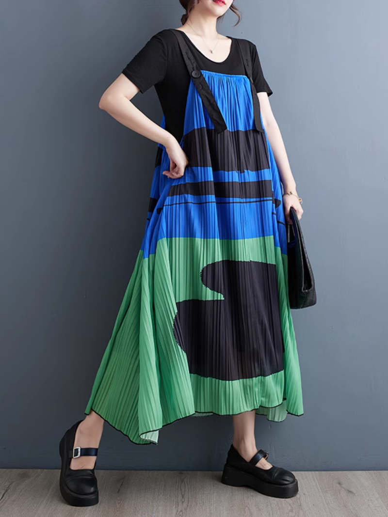 Women's Loose Large Size Salopette Dress