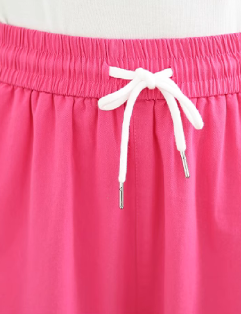 Women's Pink Loose Bottom