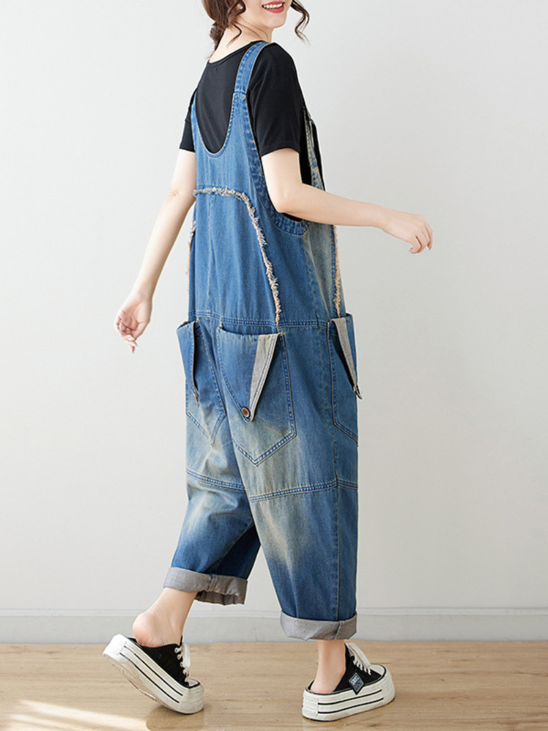 Stylish Women's Denim Dungaree