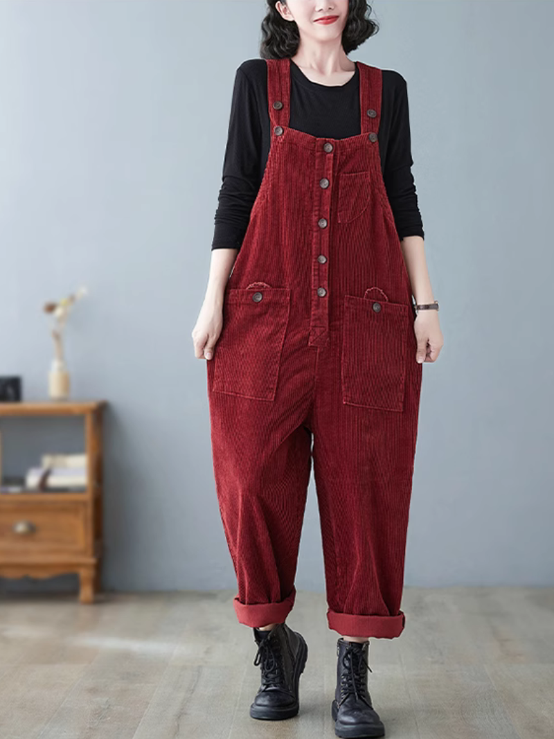 Women's Loose Dungarees