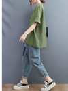 Women's Button-Up green Tops