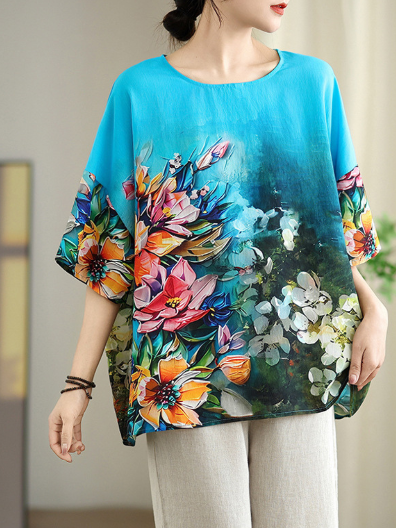 Effortless Garden-Party Blouse — Flowing Chiffon Top That Flatters Every Time