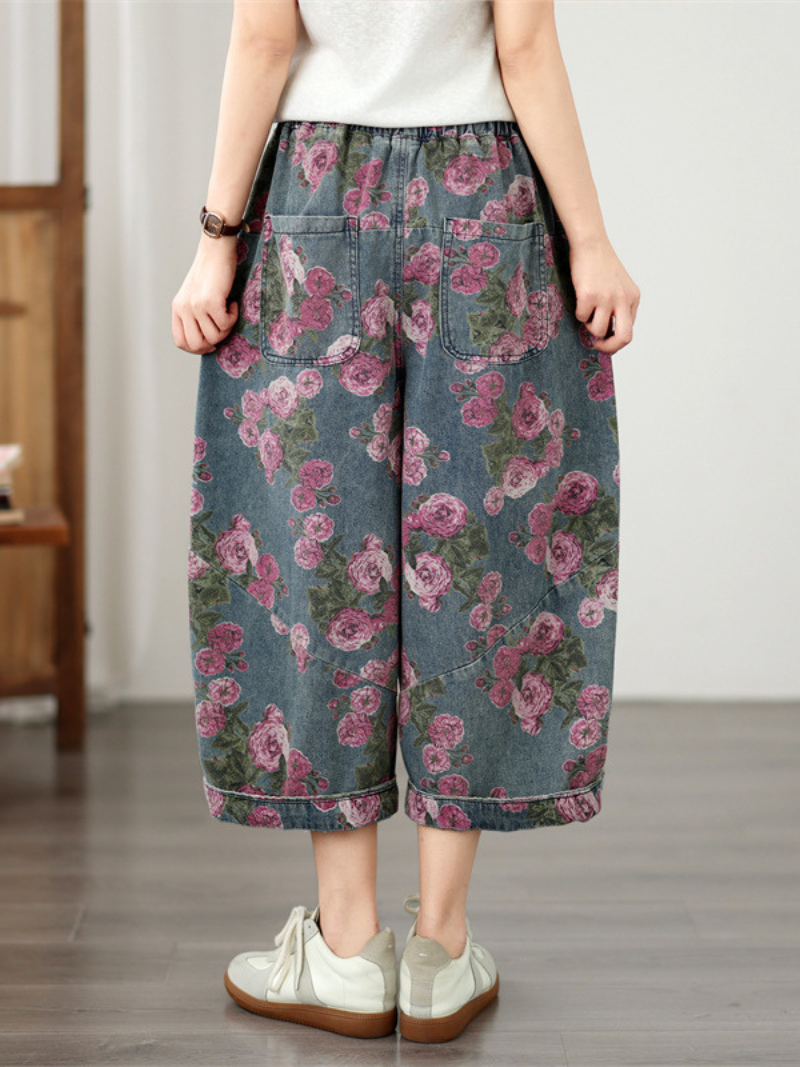 Weekend-Ease Denim Culottes — Flattering, Flowy Wide-Leg Pants for Everyday Joy