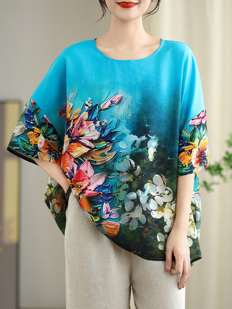 Effortless Garden-Party Blouse — Flowing Chiffon Top That Flatters Every Time