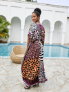 Women's Multi-Color Kaftan Dress