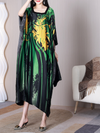 Women's Green A-line Dress