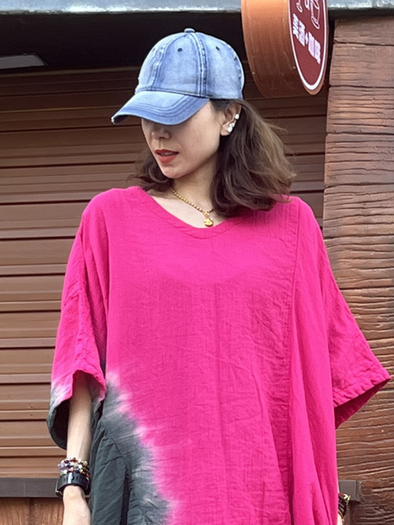 Women's Crew Neck A-line Dress