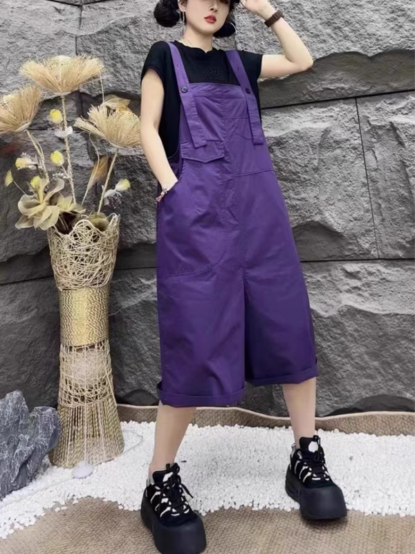 Damen Latzhose im Vintage-Stil, Retro-Stil, klein, gerade