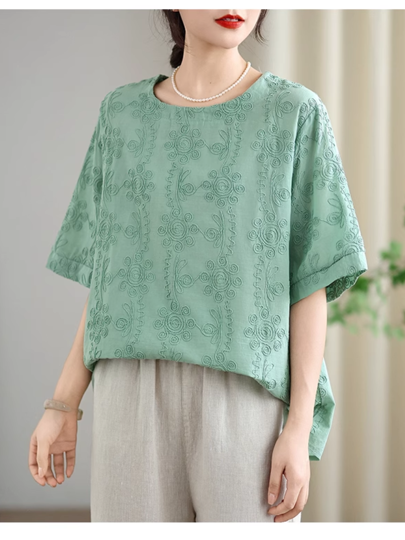 Women's Green Chic Top