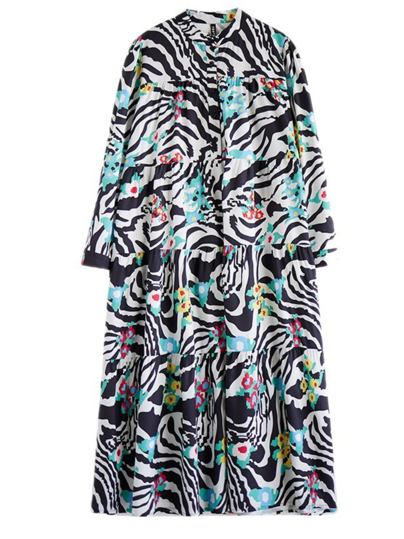  Women's Stylish A-Line Dress