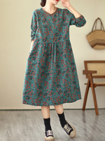 Floral print dress