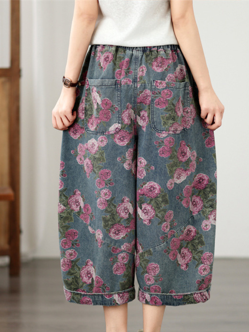Weekend-Ease Denim Culottes — Flattering, Flowy Wide-Leg Pants for Everyday Joy