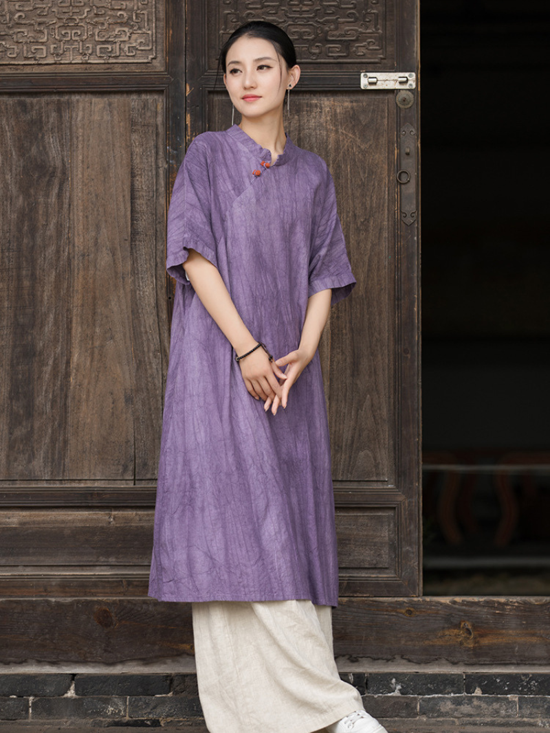 Women's Unigue purple dress