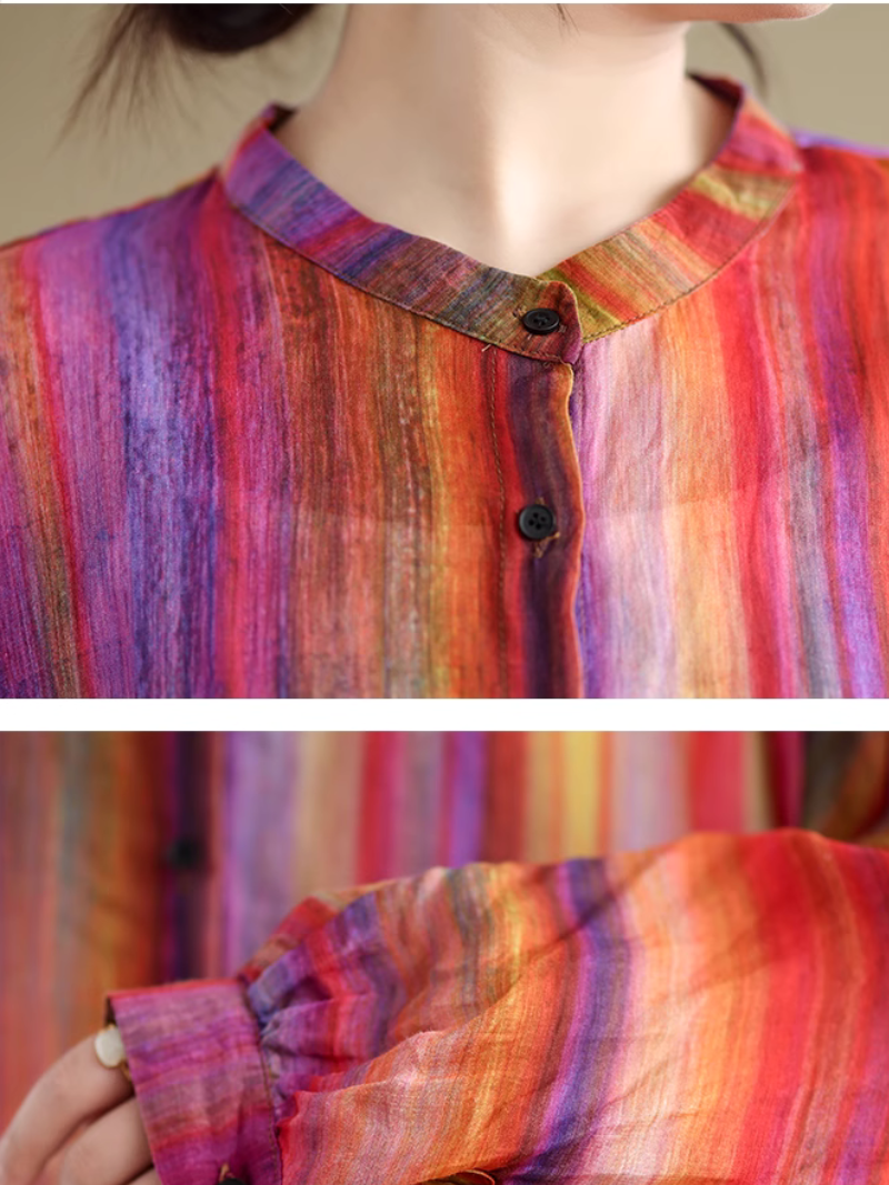 Stylish Rainbow Top Shirt