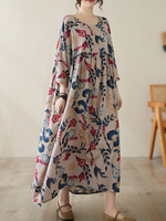Oversized smock dress