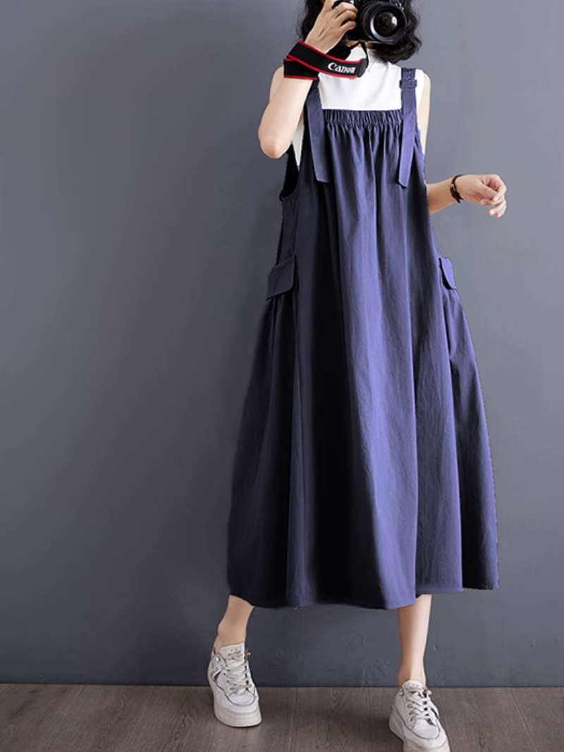 Women's Summer Vintage Vibe Strap Style Overalls Dungarees