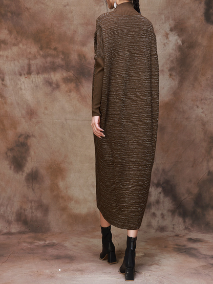  Women's Loose Midi Dress