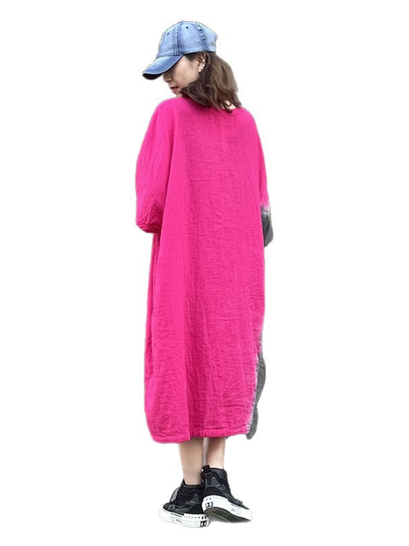 Women's Midi Cotton A-line Dress 