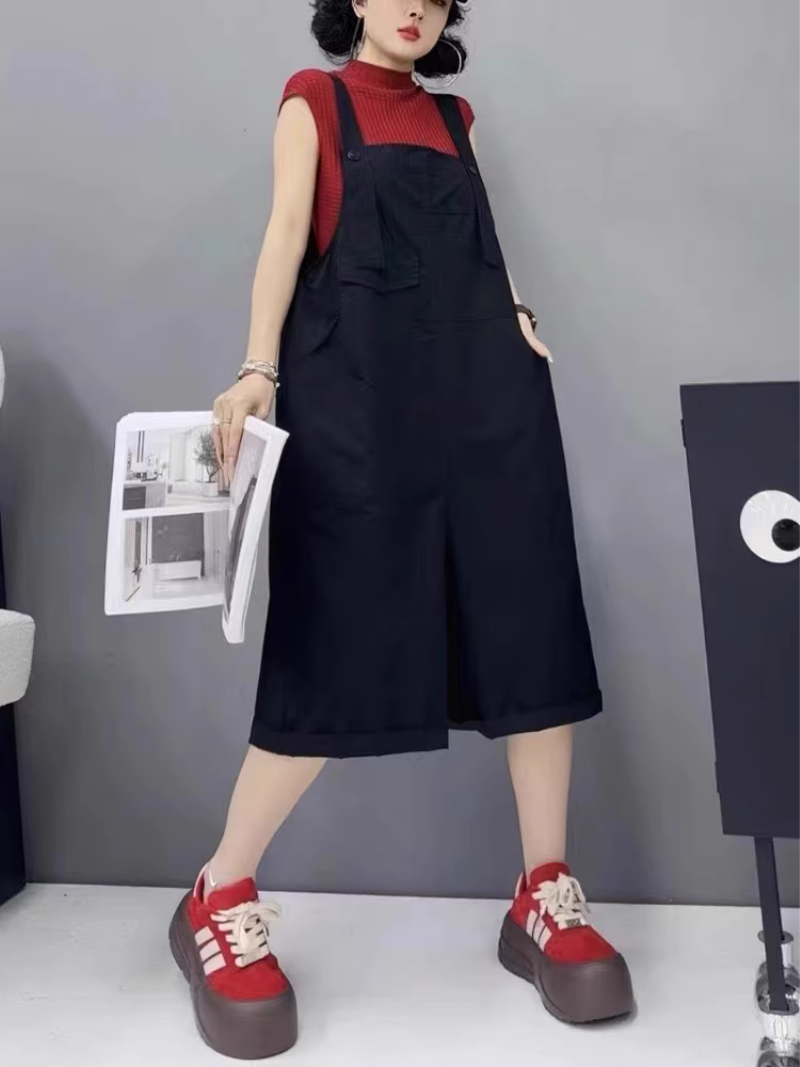 Douche de salopette de Bib Retro Small Small Bib pour femmes