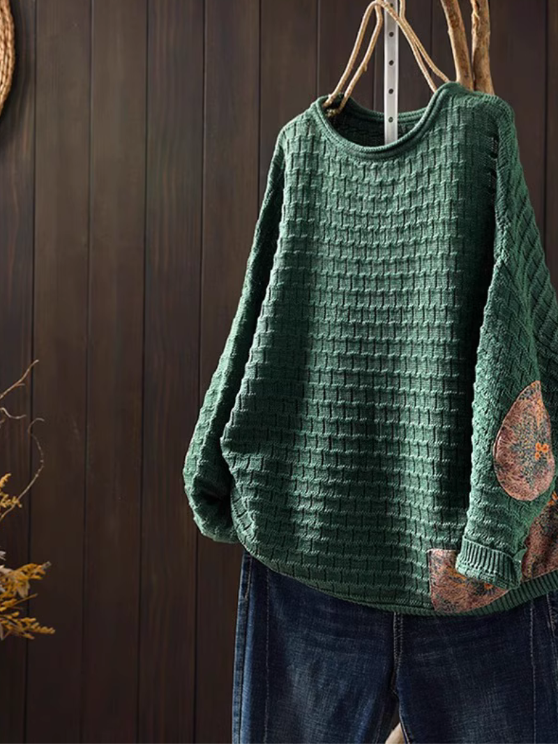 Women's Stylish Plain Sweater Top