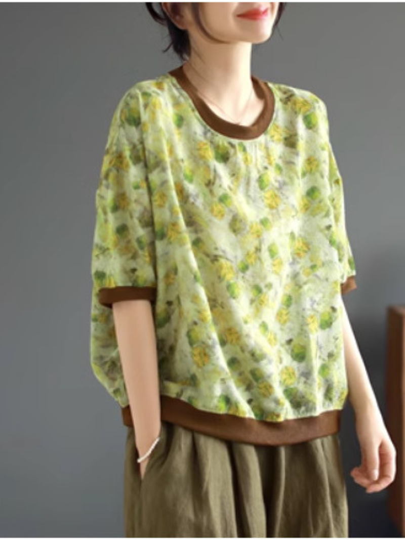 Été des femmes Toute occasion des sommets floraux imprimés