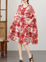 Sunlit Weekend Cotton Linen Dress — Effortless Fit for Garden Parties