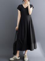 Everyday Confidence Midi Dress — Soft Cotton Blend, Beautifully Flattering Silhouett
