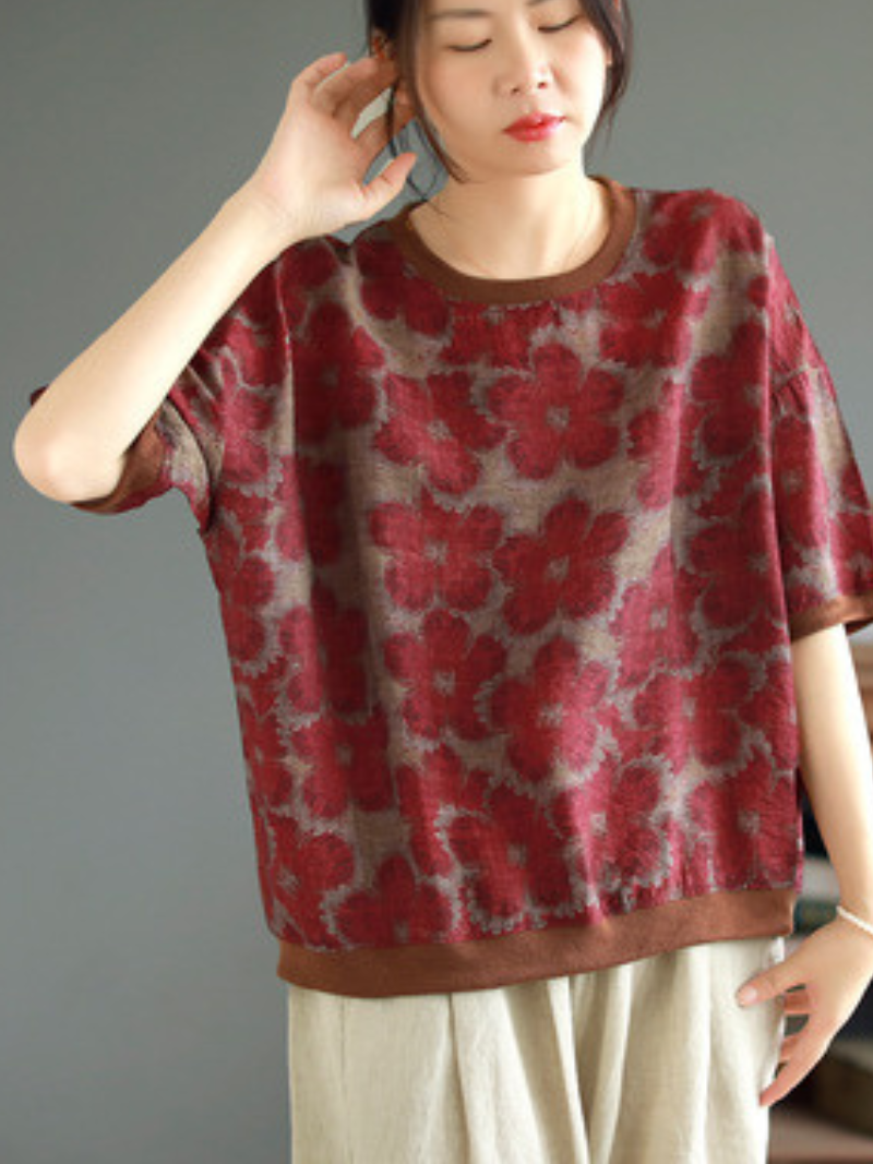 Été des femmes Toute occasion des sommets floraux imprimés