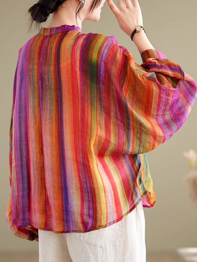 Women Stylish Striped Top