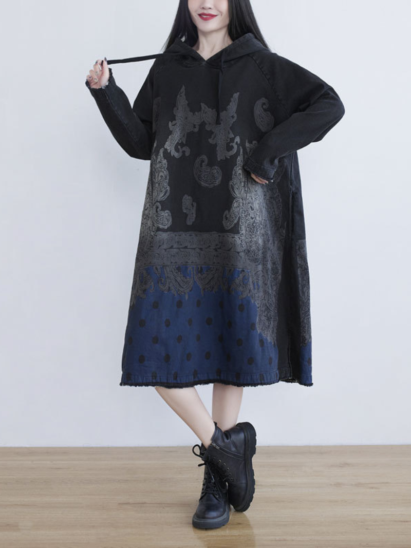 Women's Black Dot Dress