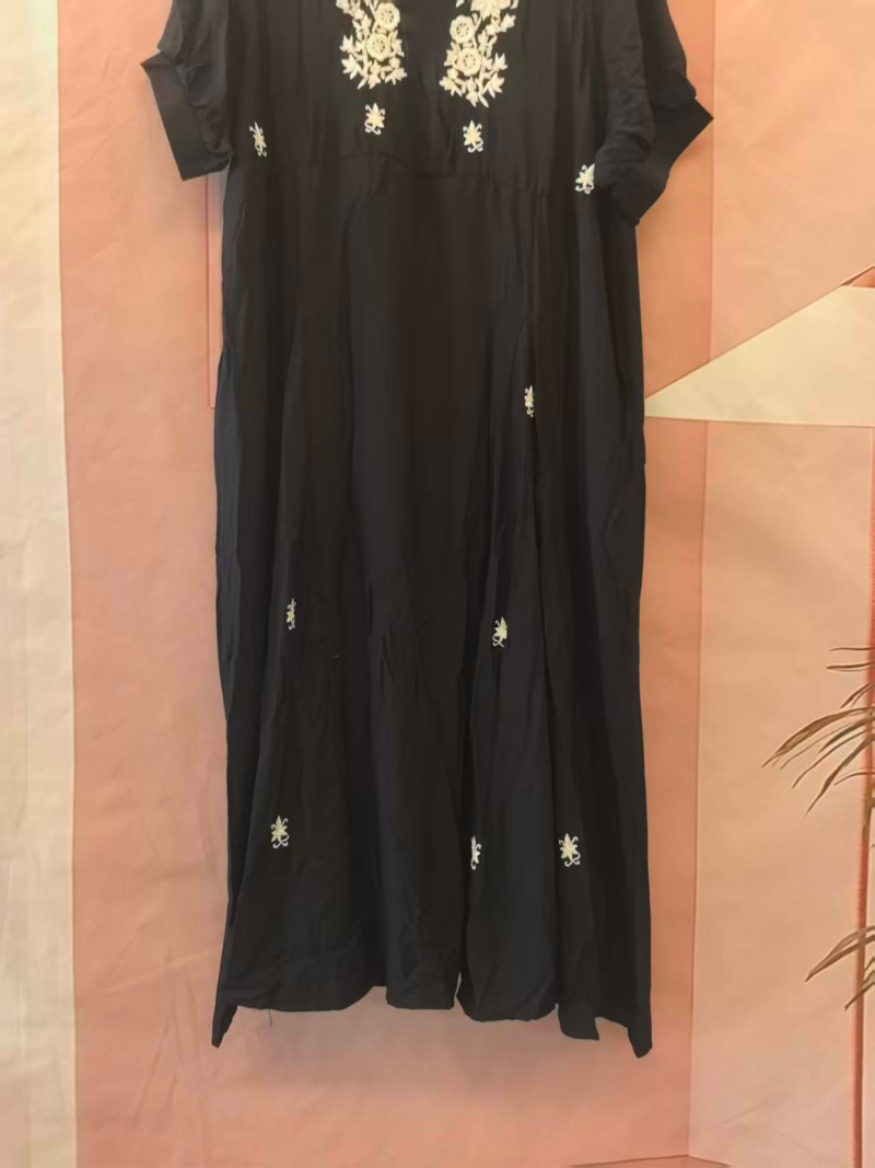 Fleur de la fleur de la fleur des femmes Robe A-Line